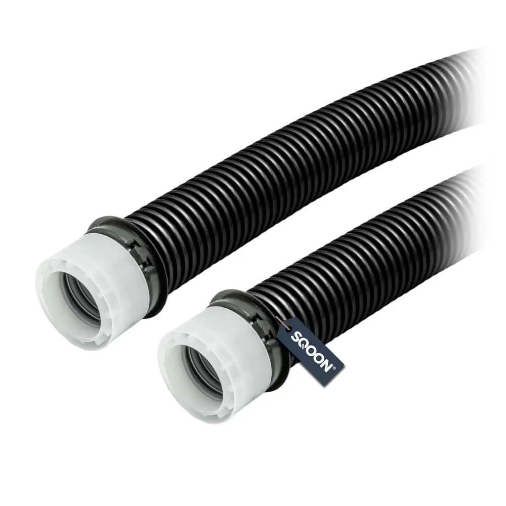 SQOON Repair hose incl cap, ring 180cm black