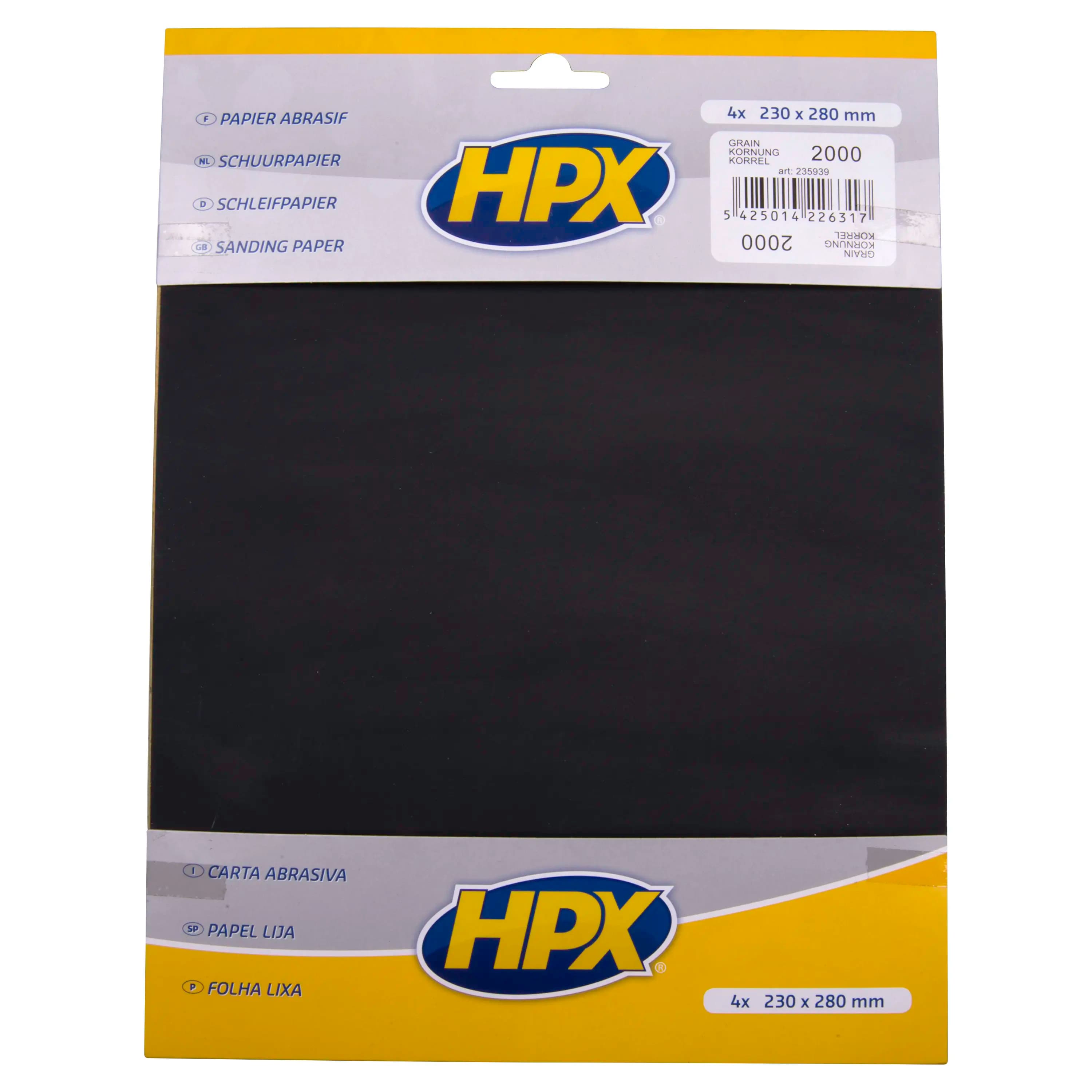 Sandpaper P2000 x 4