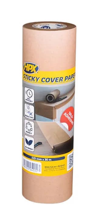 Self-adhesive masking paper - 222mm x 30m