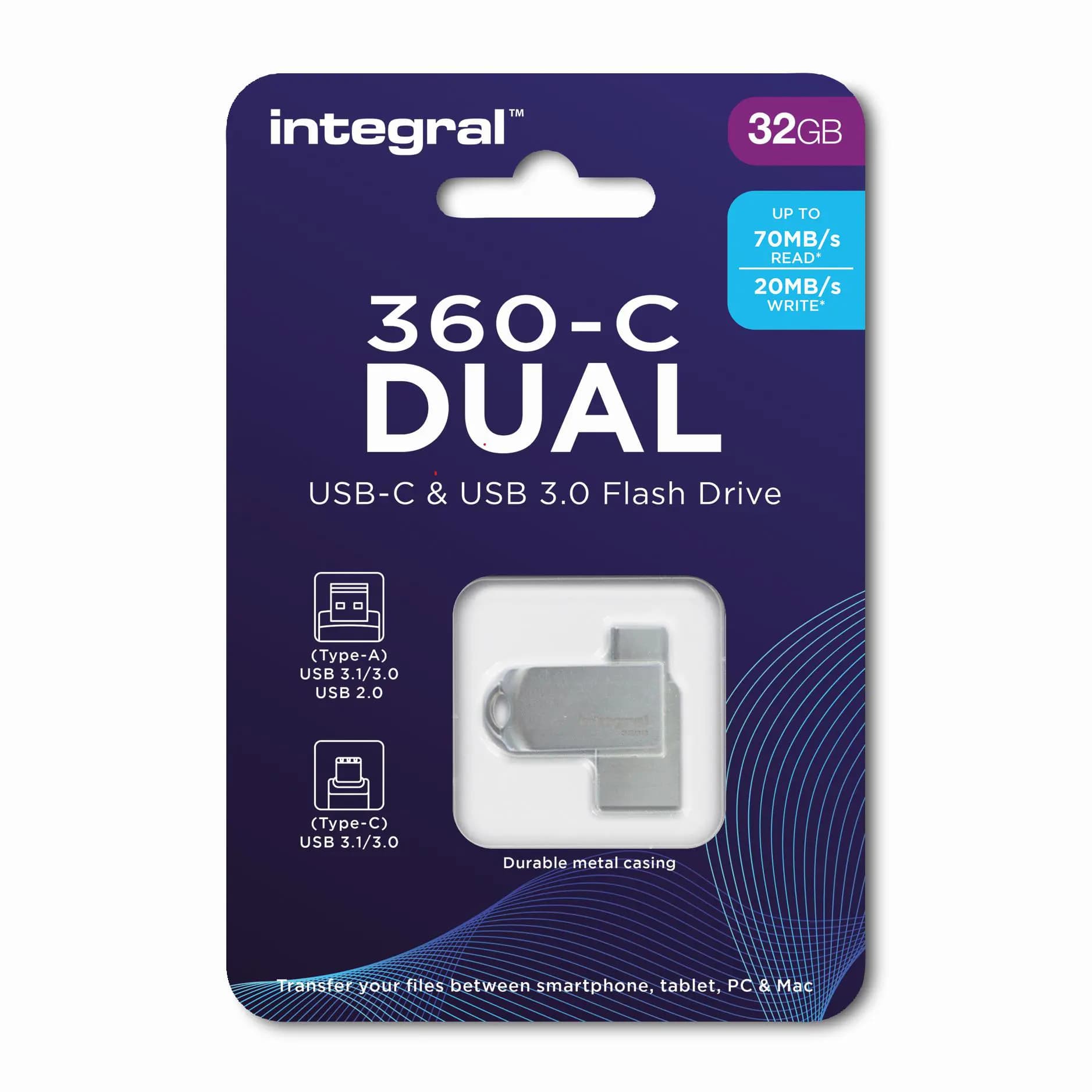 360-C Dual Type-C / USB 3.0 32GB
