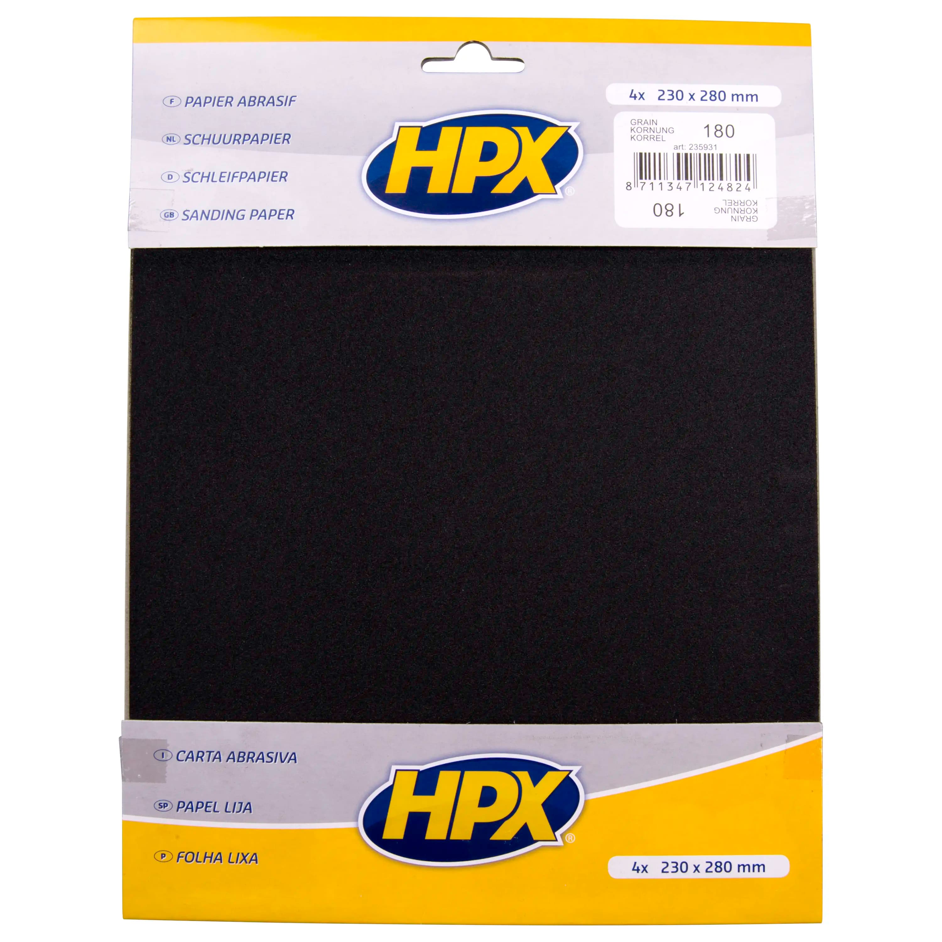 Sandpaper P180 x 4