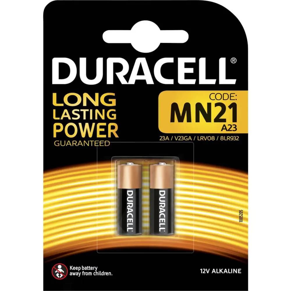 Duracell Alkaline MN21 12v blister (2pcs)