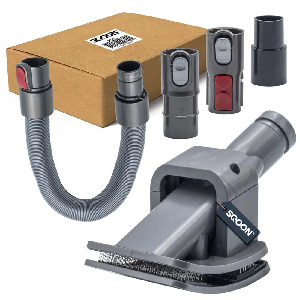 SQOON Borstelset geschikt voor Dyson V8 / V11 / V12 / V15s voor honden- kattenharen 5-delig in doos