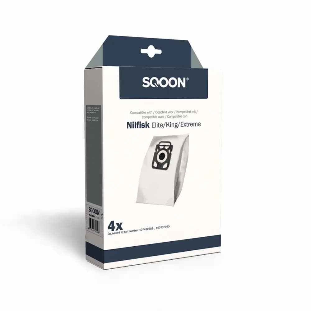 SQOON Stofzuigerzakken geschikt voor Nilfisk Elite/King/Extreme 3-D