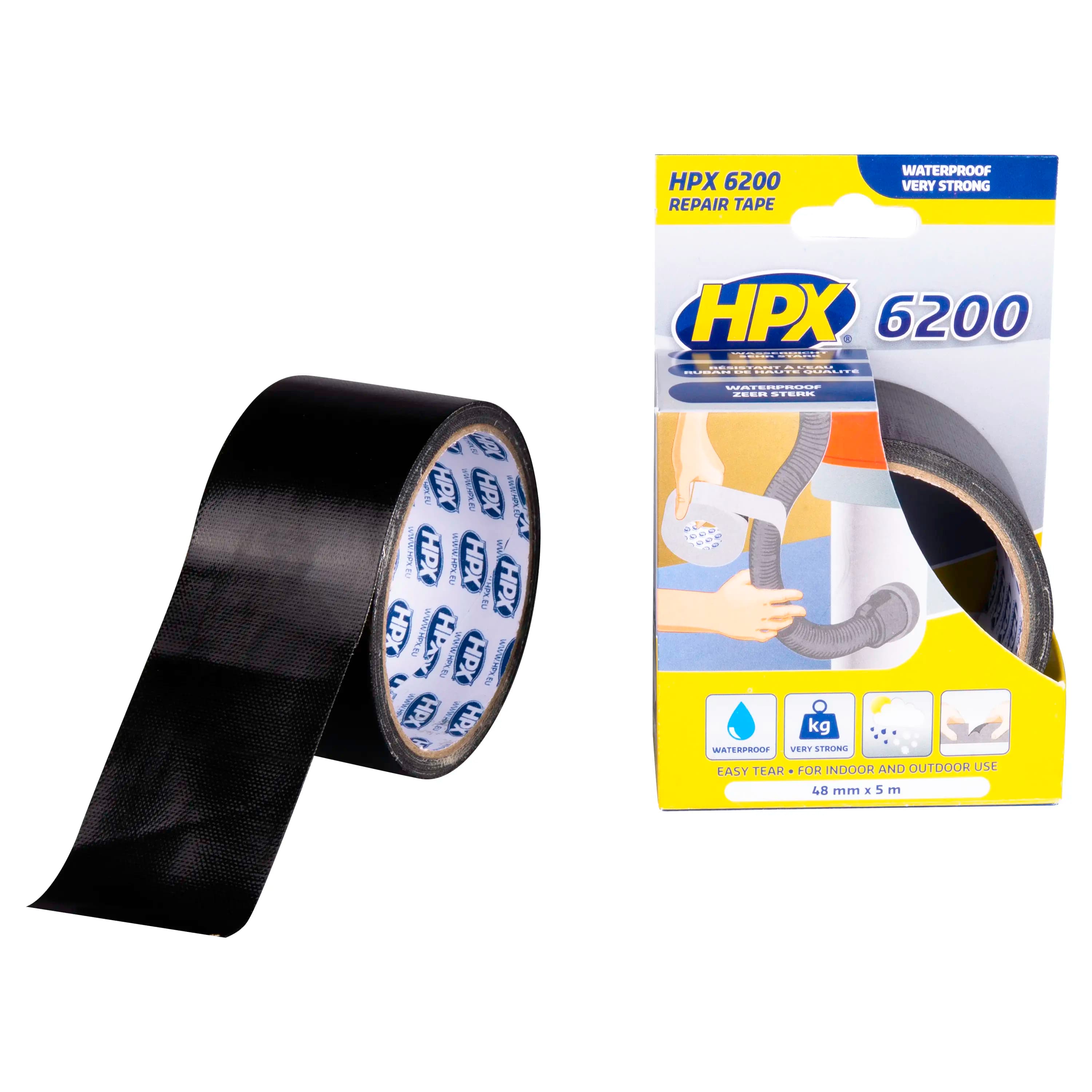 Armoured tape - black 48mm x 5m