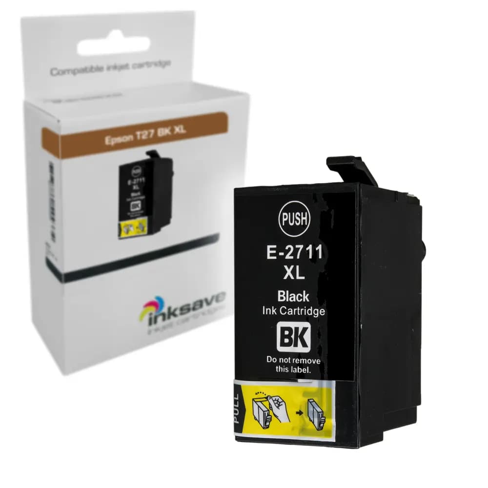 Inksave vervanging voor Epson 27 BK XL