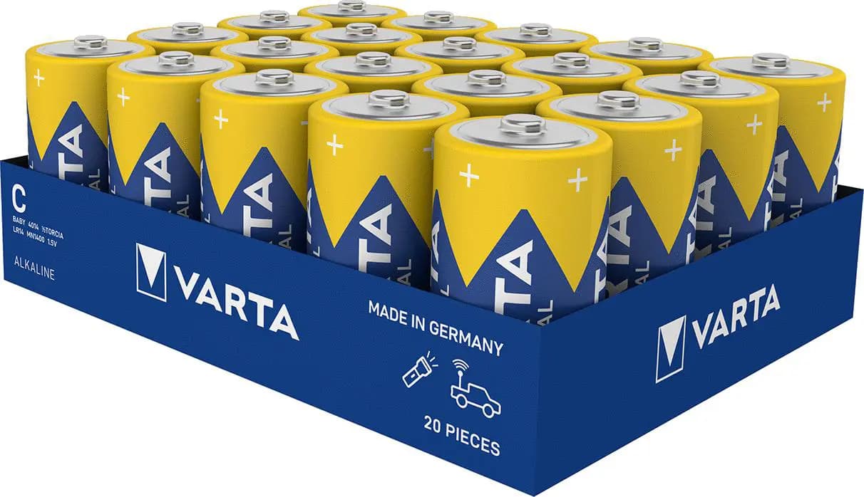 Varta Industrial PRO C (20 Pieces Per Tray)