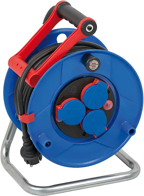 Cable reel 25 mtr. 3-fold 3 x 1.5mm² IP44
