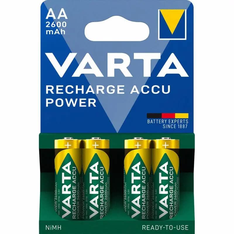 Varta Recharge Battery Power AA 2600mAh Blister 4