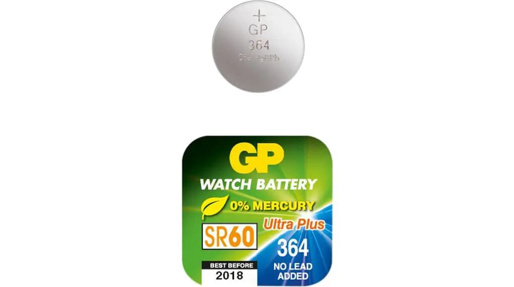 SR621SW 364 GP Silberoxid Uhrenbatterie 1,55V Low drain 1 Stück