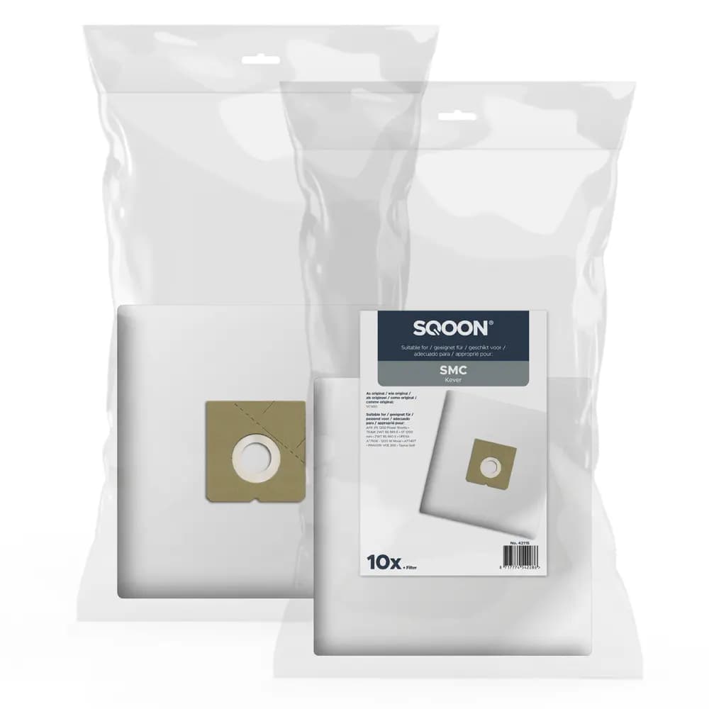 SQOON Staubsaugerbeutel passend für SMC Beetle