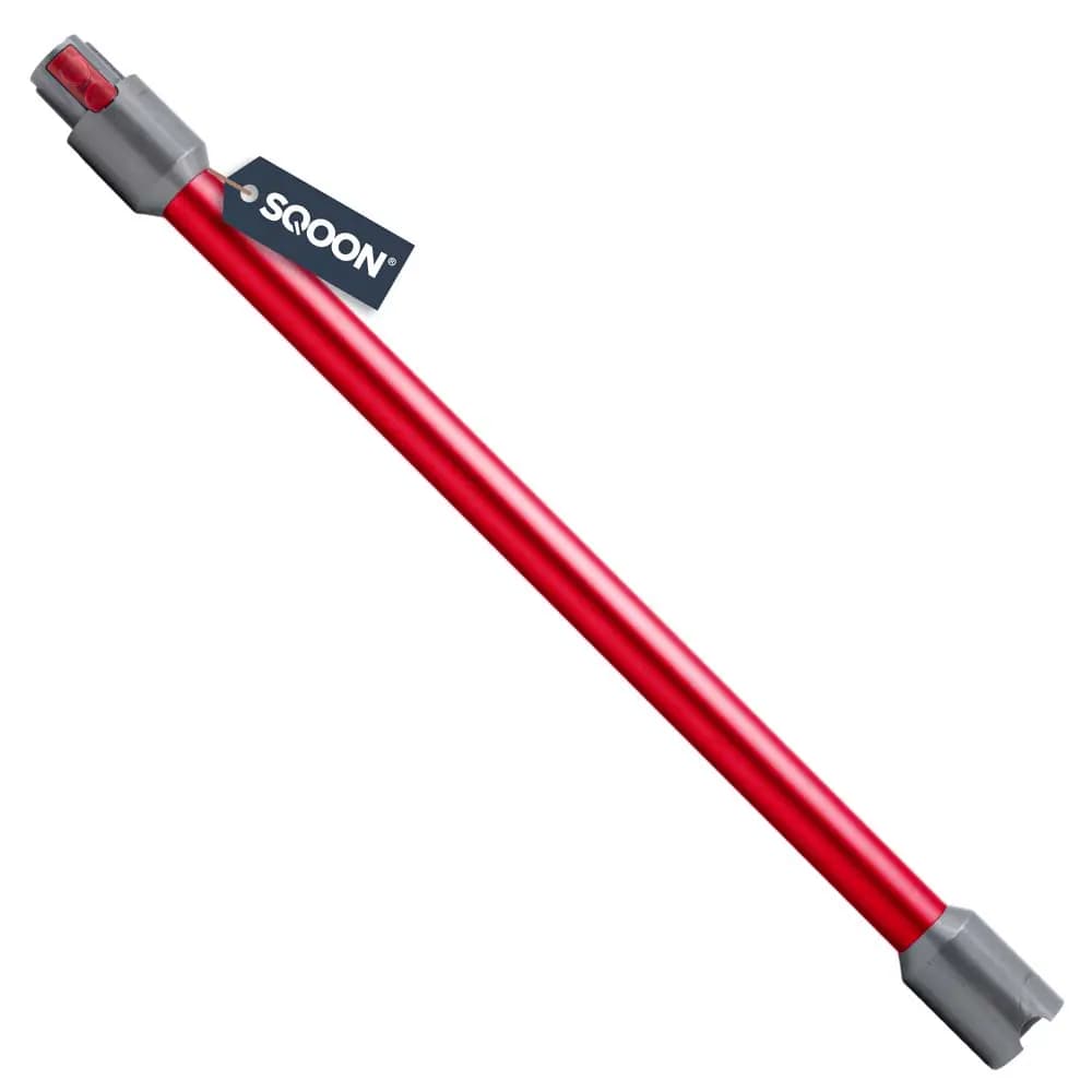 SQOON Suction tube suitable for Dyson V7, V8, V10, and V11 red