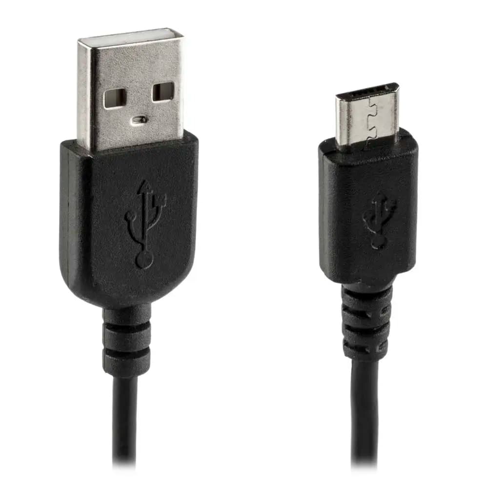 Data and charging cable USB-A > Micro USB 2m black