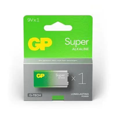 GP Alkaline Super E 9V 1 piece
