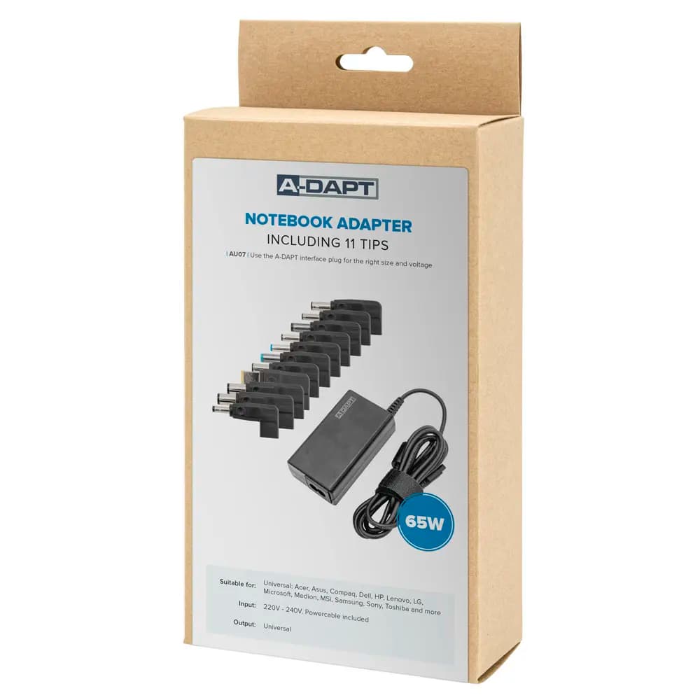 Slim desktop charger 65W universal