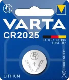 Varta CR2025 Lithium 3V blister (1pc)