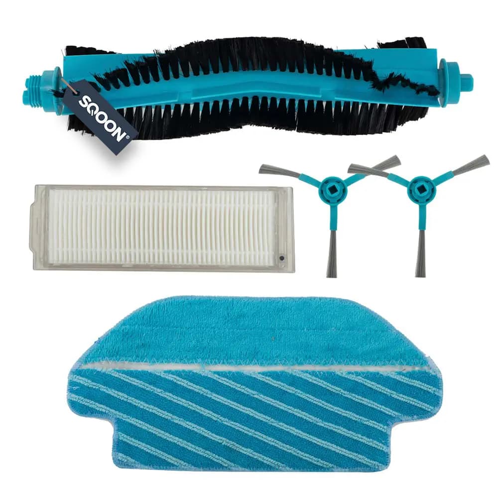 SQOON Ersatzteilset passend für Cecotec Conga 3290 bis 3790 Serie