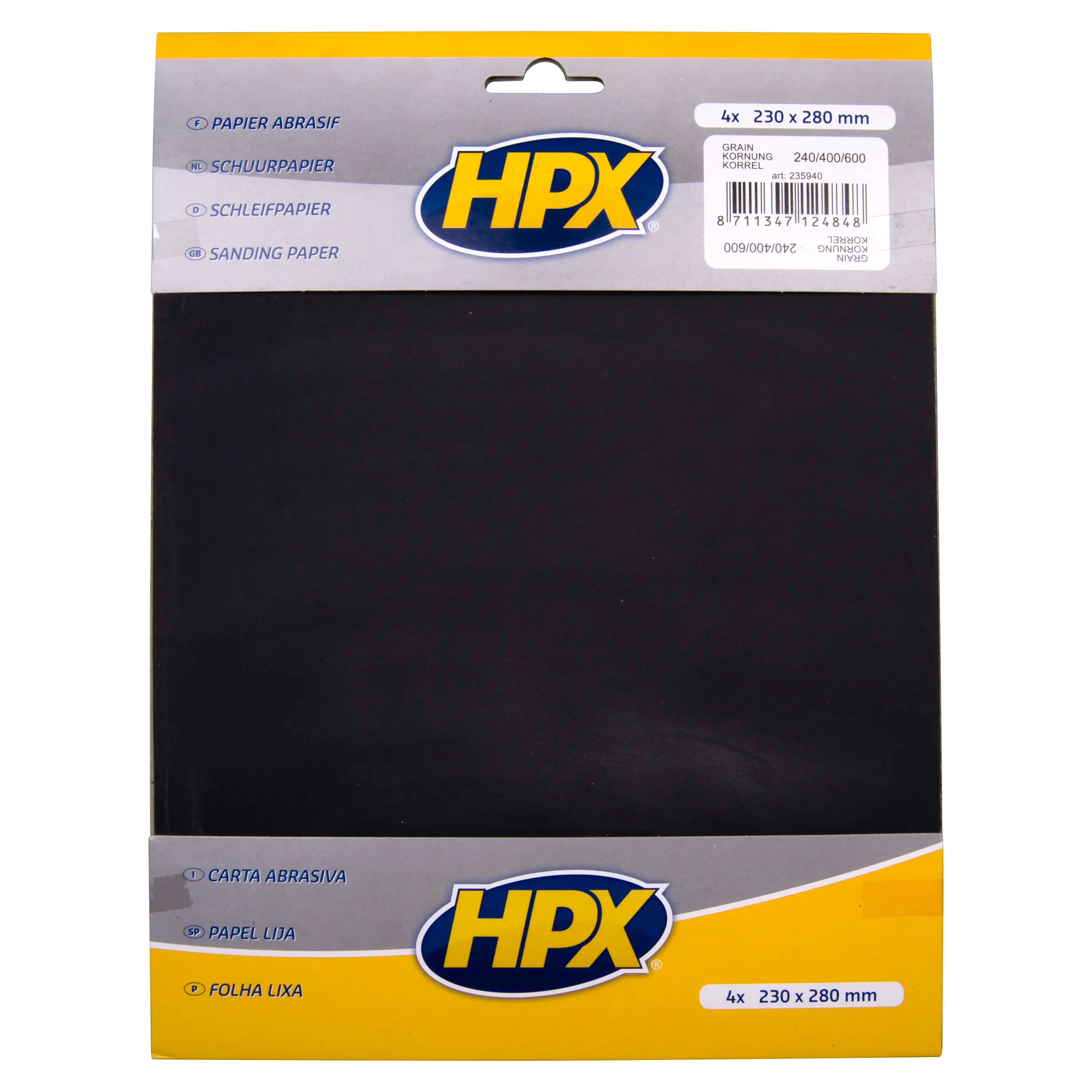 Sandpaper P240 x 1/P400 x 2/P600 x 1