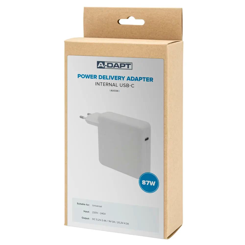 Home Charger Power Delivery USB-C 87W White