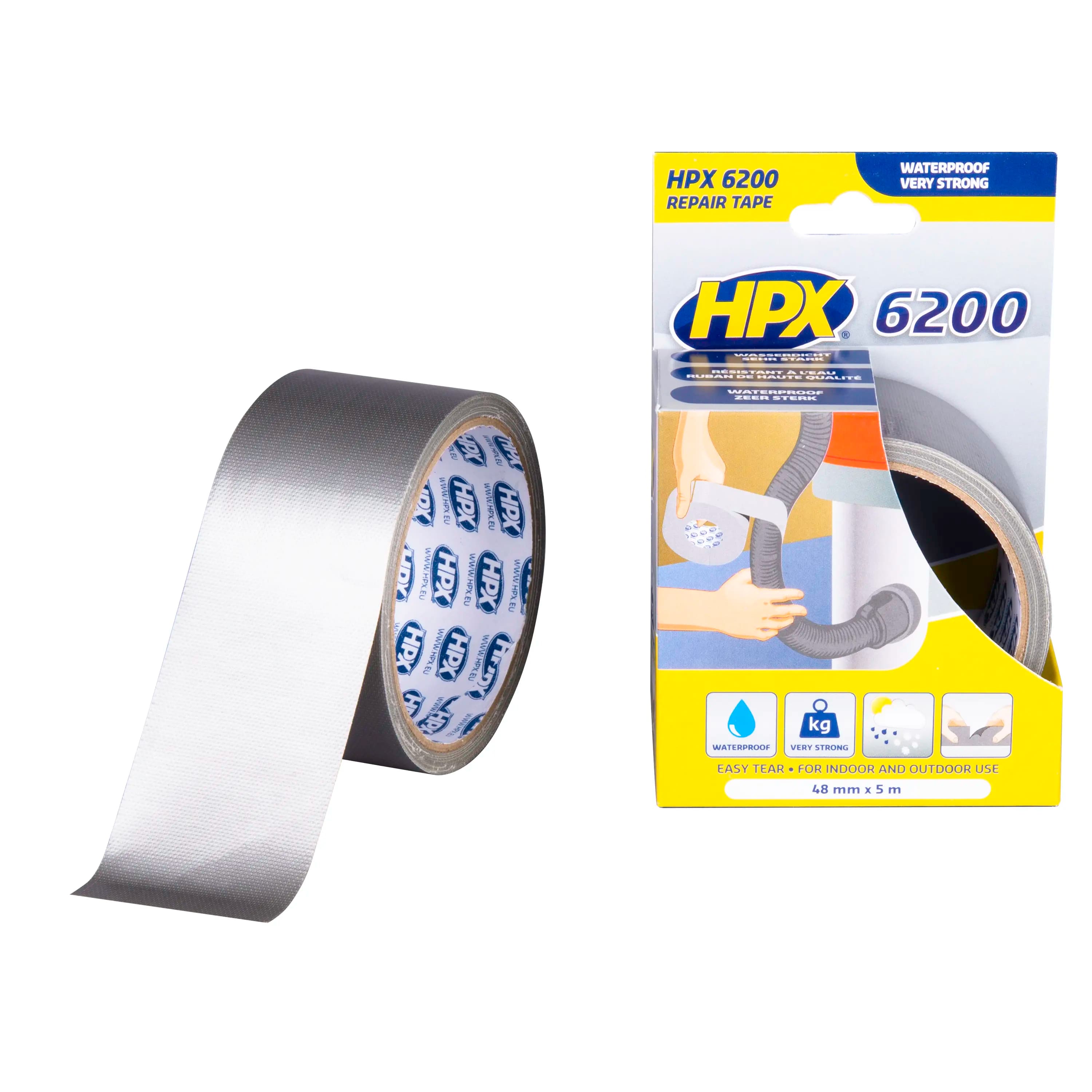 Armoured tape - silver 48mm x 5m