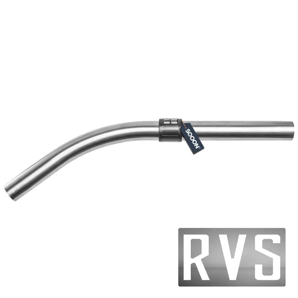 SQOON Gebogen buis 32 mm RVS geschikt voor o.a. Numatic en Taski