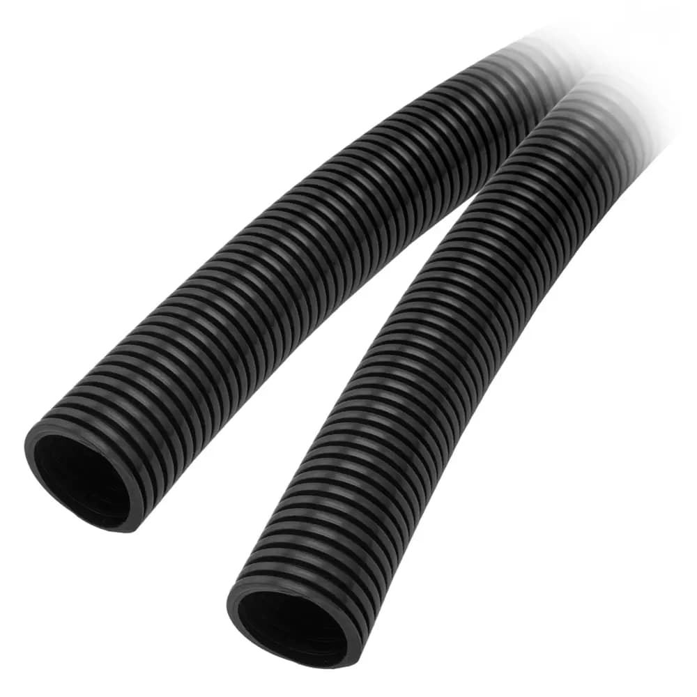 SQOON Hose on roll 27 mm 20 meters black ESD