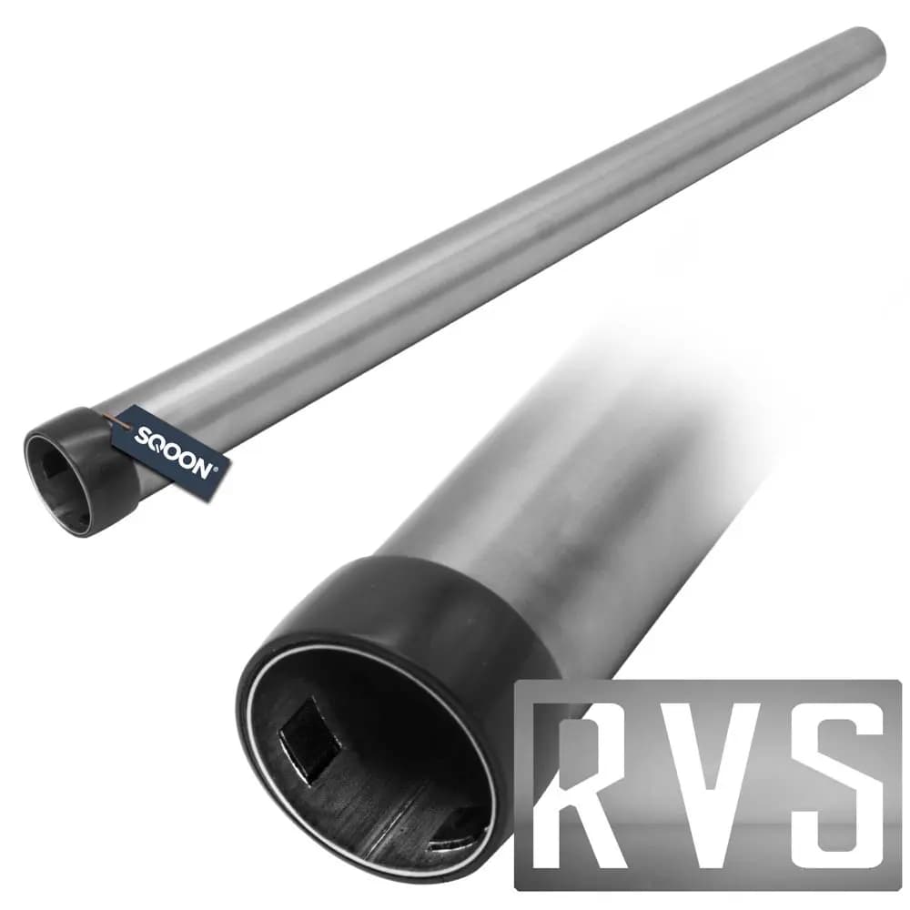 SQOON Tube 35 mm stainless steel with ring