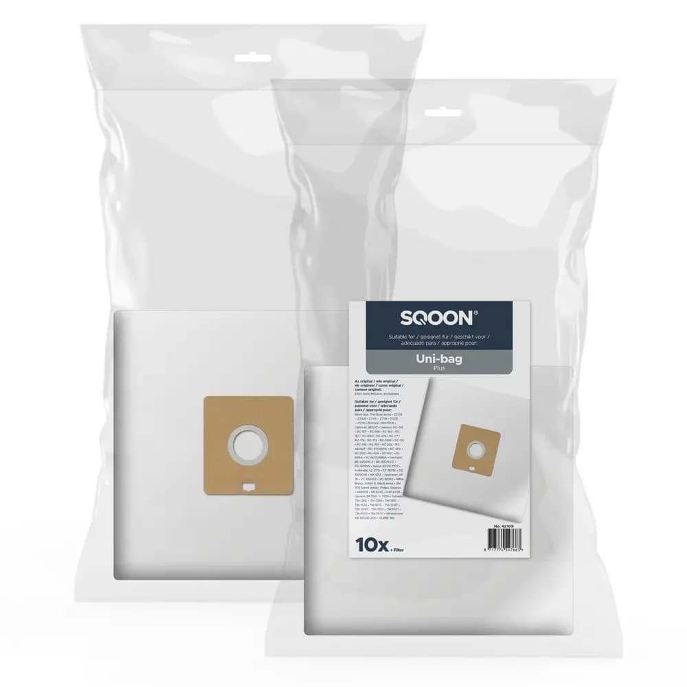 SQOON Staubsaugerbeutel passend für Uni-bag plus
