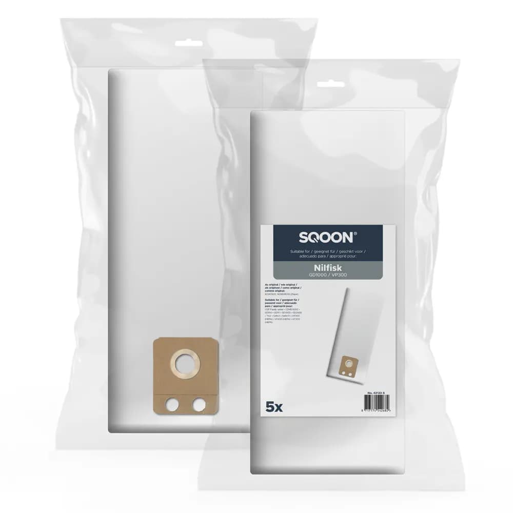 SQOON Vacuum cleaner bags suitable for Nilfisk GD1000 / VP300