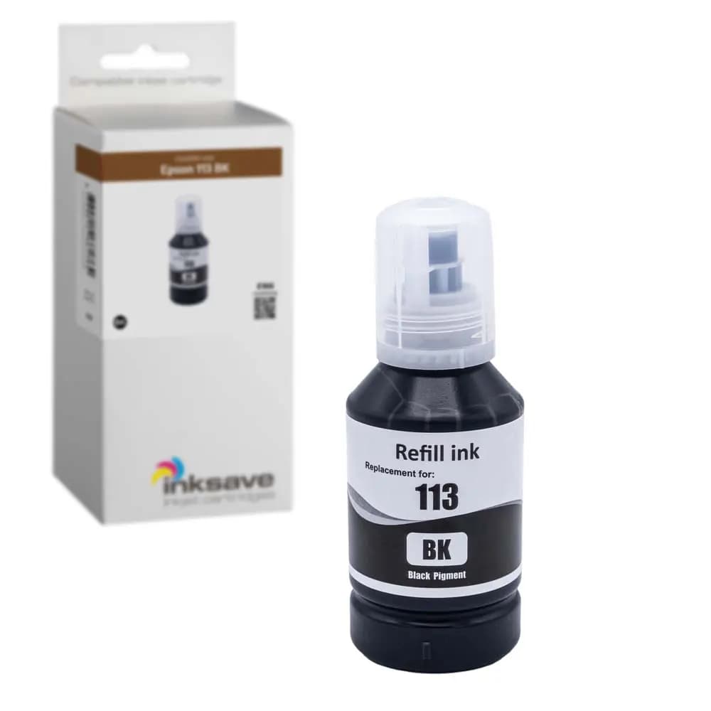 Inksave replacement for Epson 112/113 BK