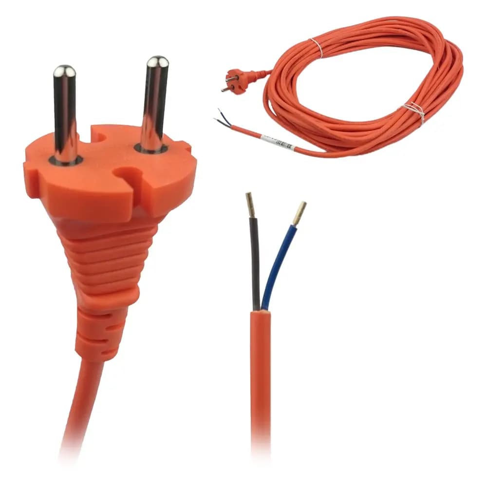 SQOON Anschlusskabel 15 Meter orange 2x1,0 mm²