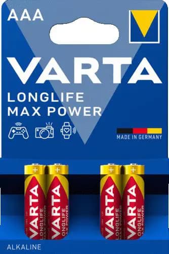 Varta Longlife Max Power AAA Blister 4