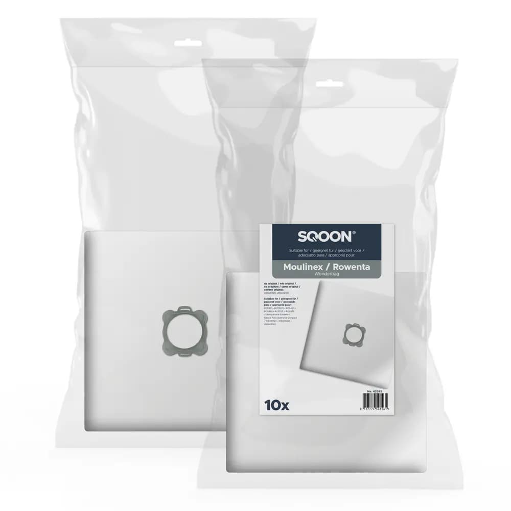 SQOON Staubsaugerbeutel passend für Moulinex / Rowenta Wonderbag