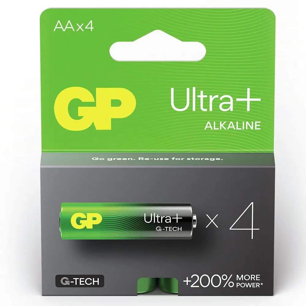 AA battery GP Alkaline Ultra Plus 1.5V 4 pieces