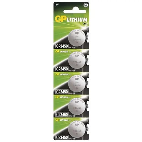 GP Lithium CR2450 blister (5pcs)