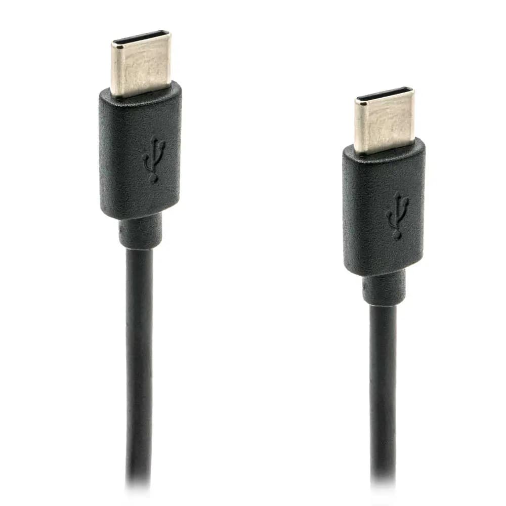 Data and charging cable USB-C > USB-C 2m black