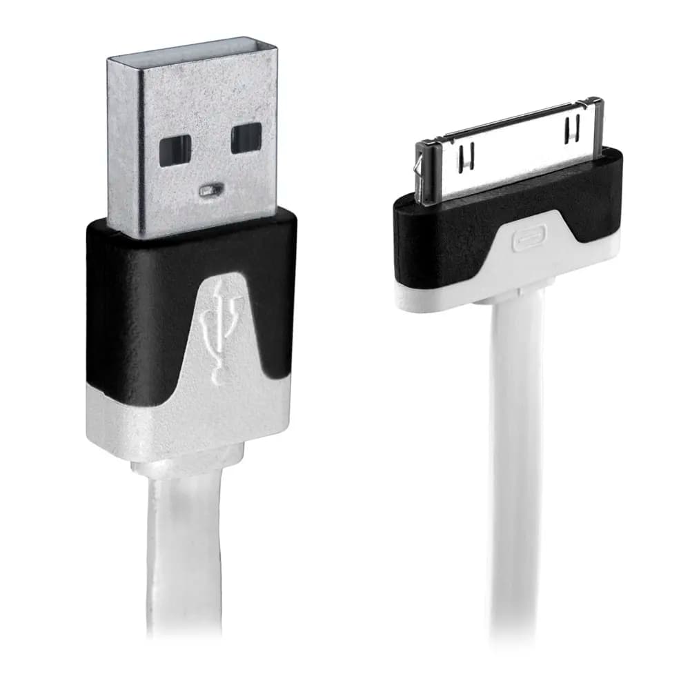 Apple 30-poliges Datenkabel flach 1m weiß