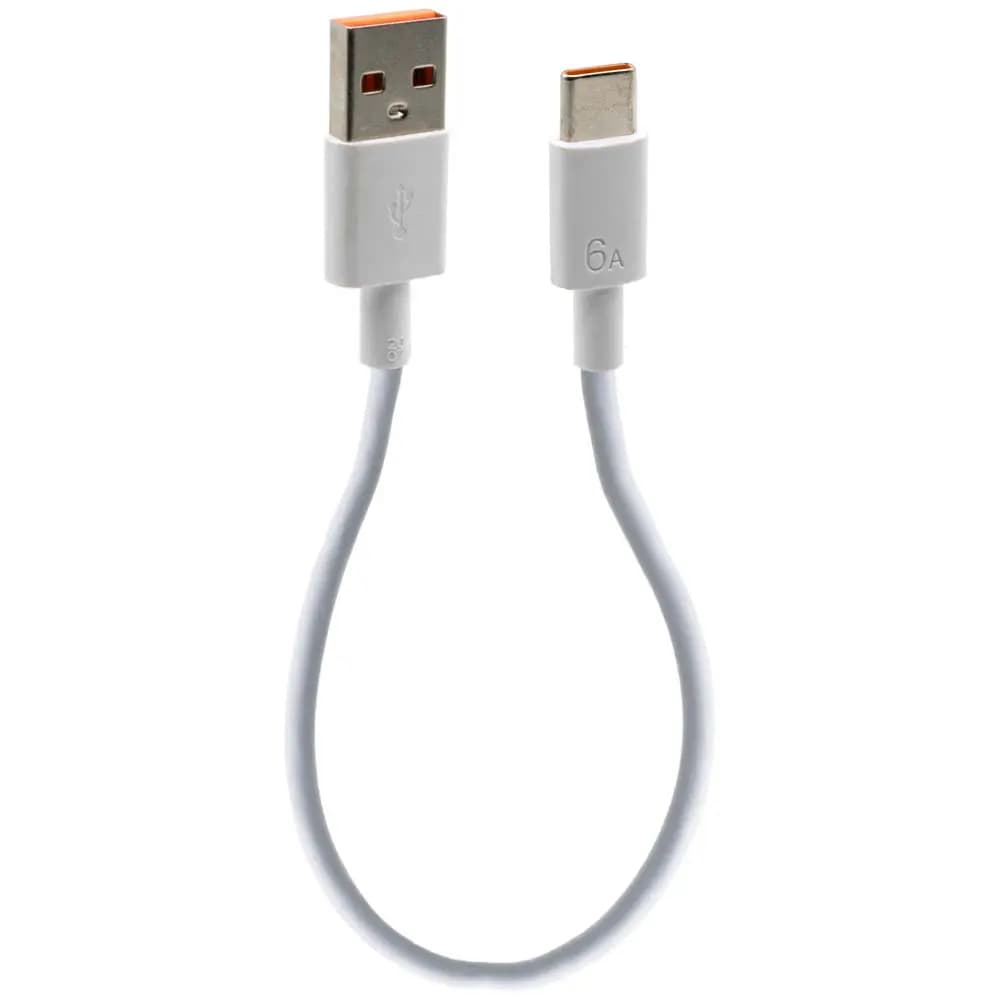 Data/charging cable USB-A > USB-C 0.3m white