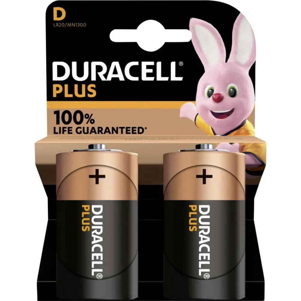 Duracell Plus Alkaline 100 (2pcs)