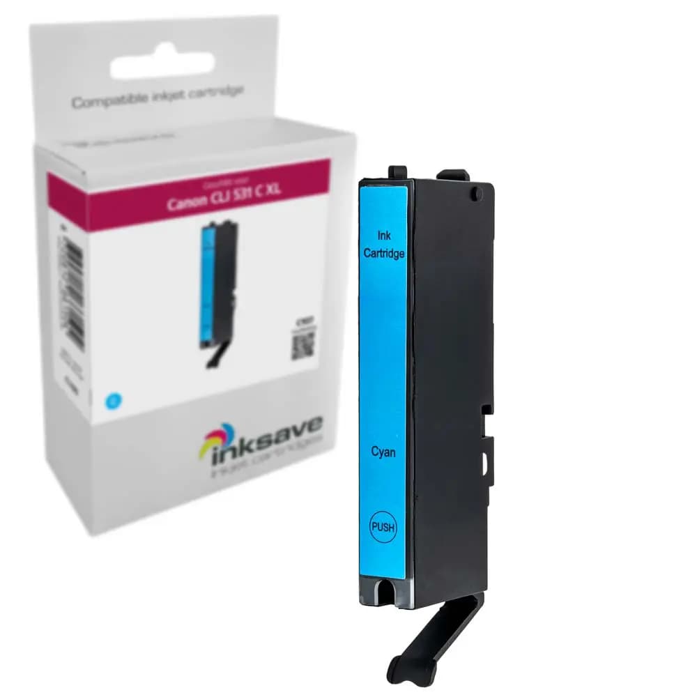 Inksave replacement for Canon CLI 531 C XL