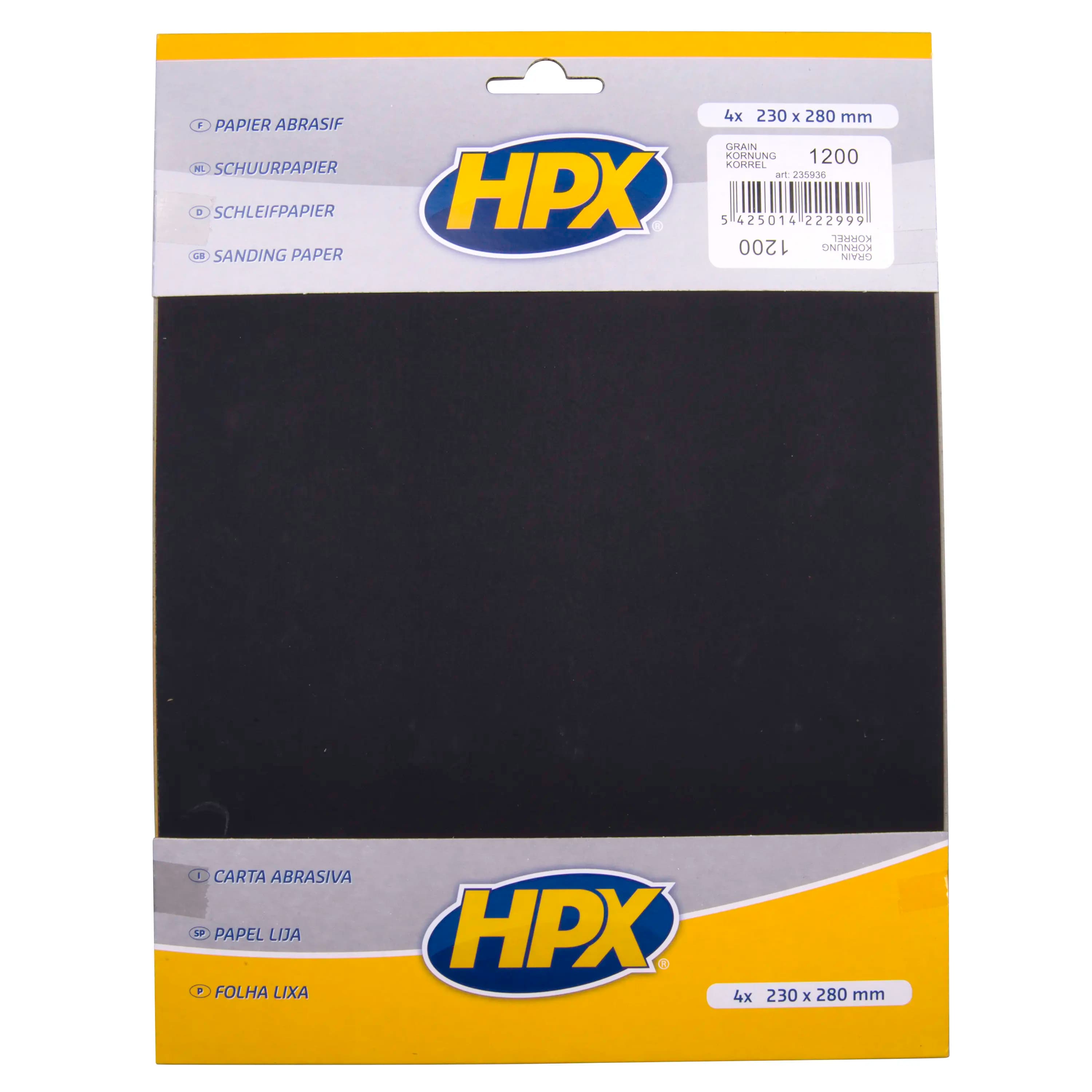 Sandpaper P1200 x 4