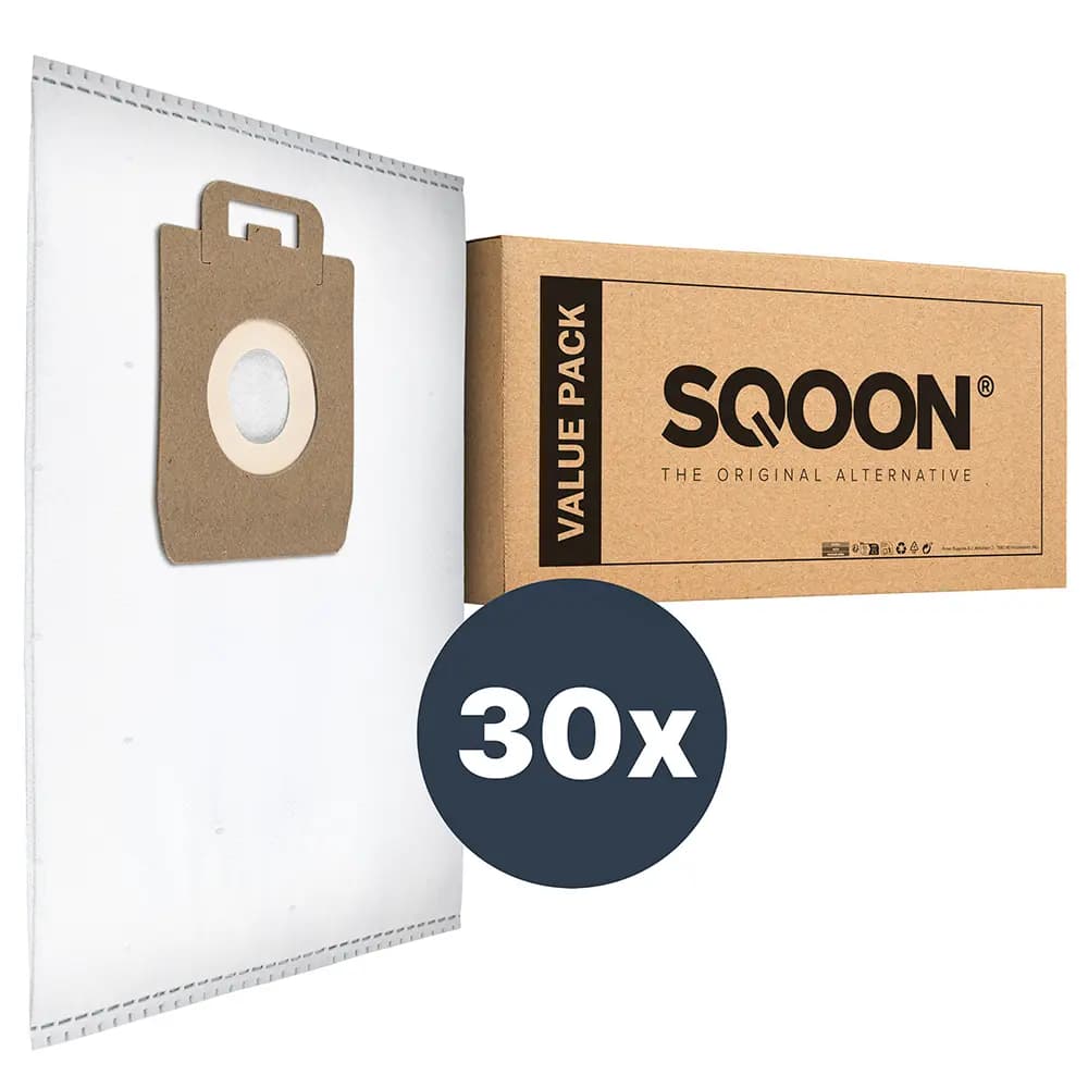 SQOON Staubsaugerbeutel passend für Nilfisk Power / Select Series 30 Stk.