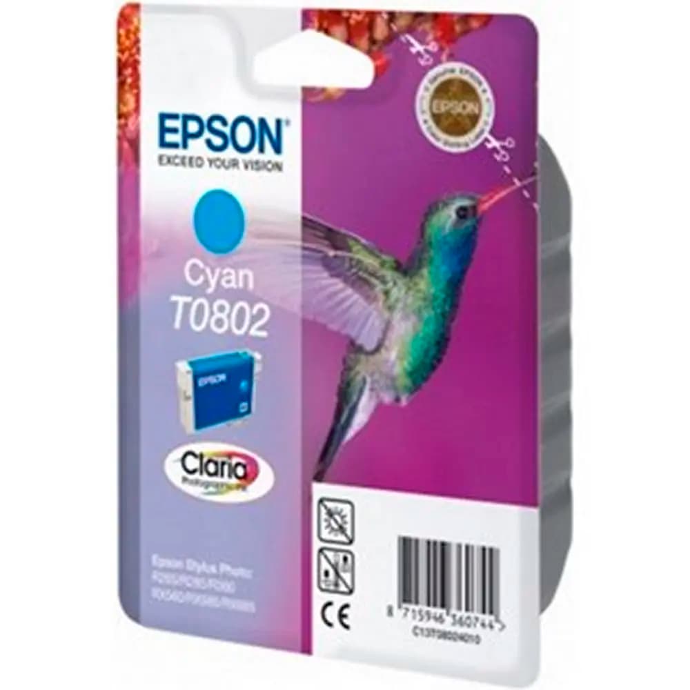 EPSON T0802 C ORIGINEEL