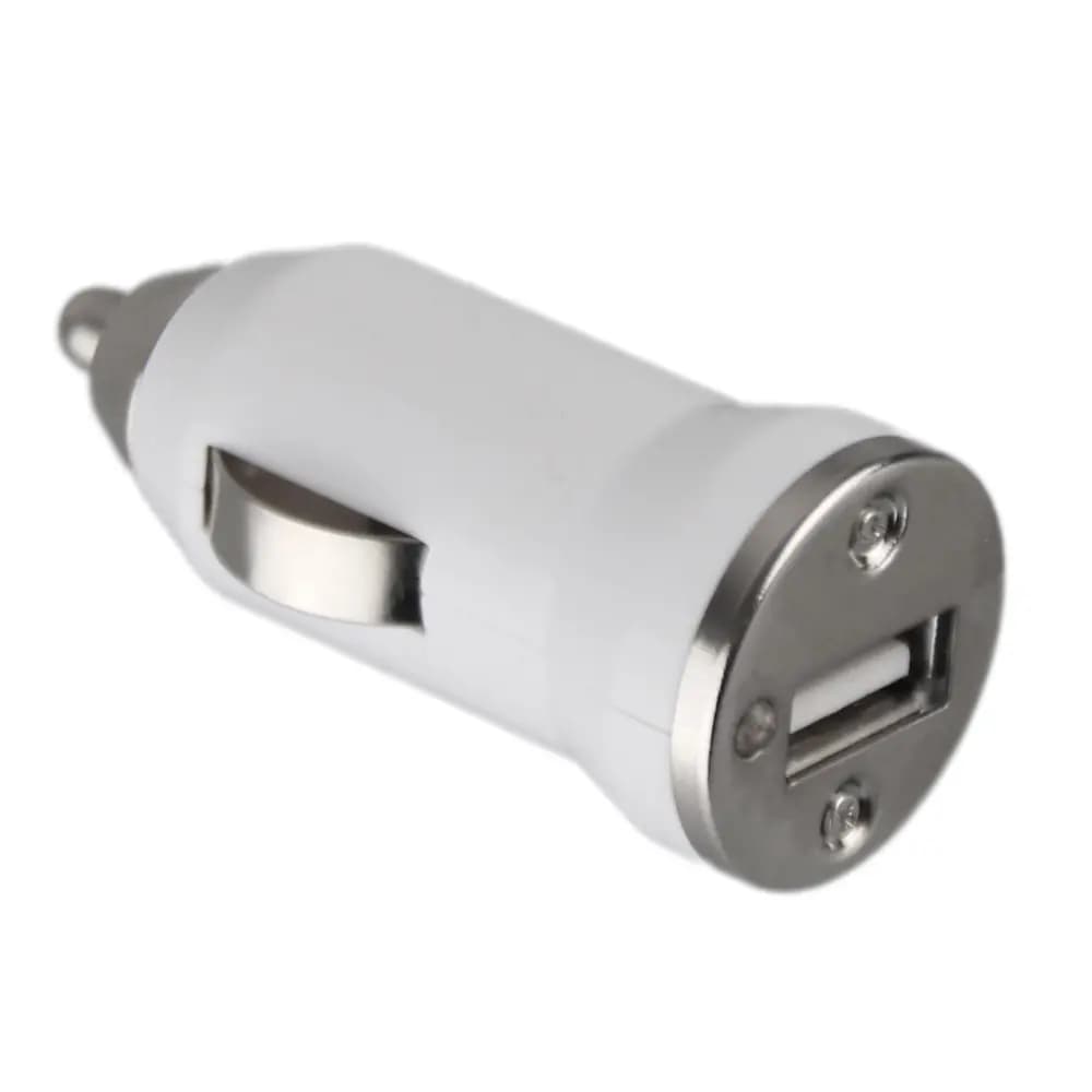 Car charger 1xUSB 1.5A compact white