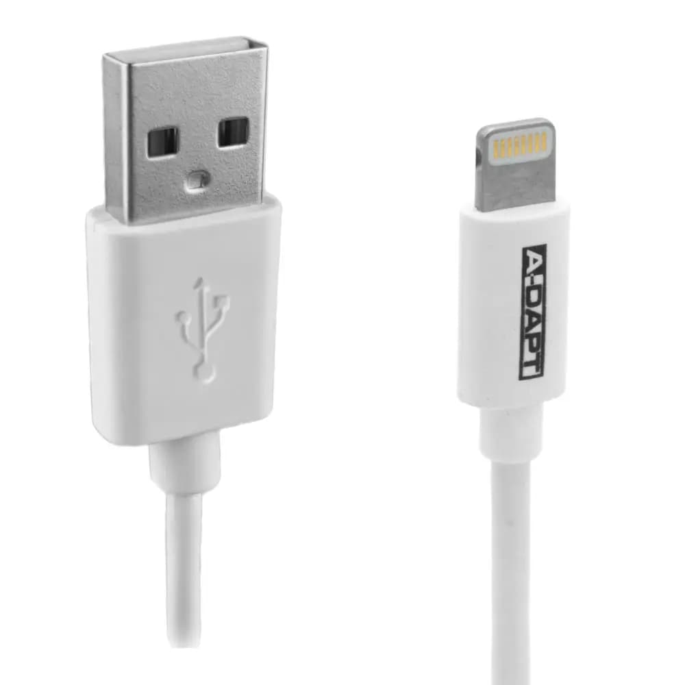 Data and charging cable USB-A > Apple Lightning MFI 2m white