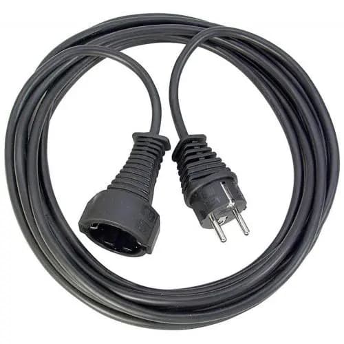 Extension cable 10 meters black IP20