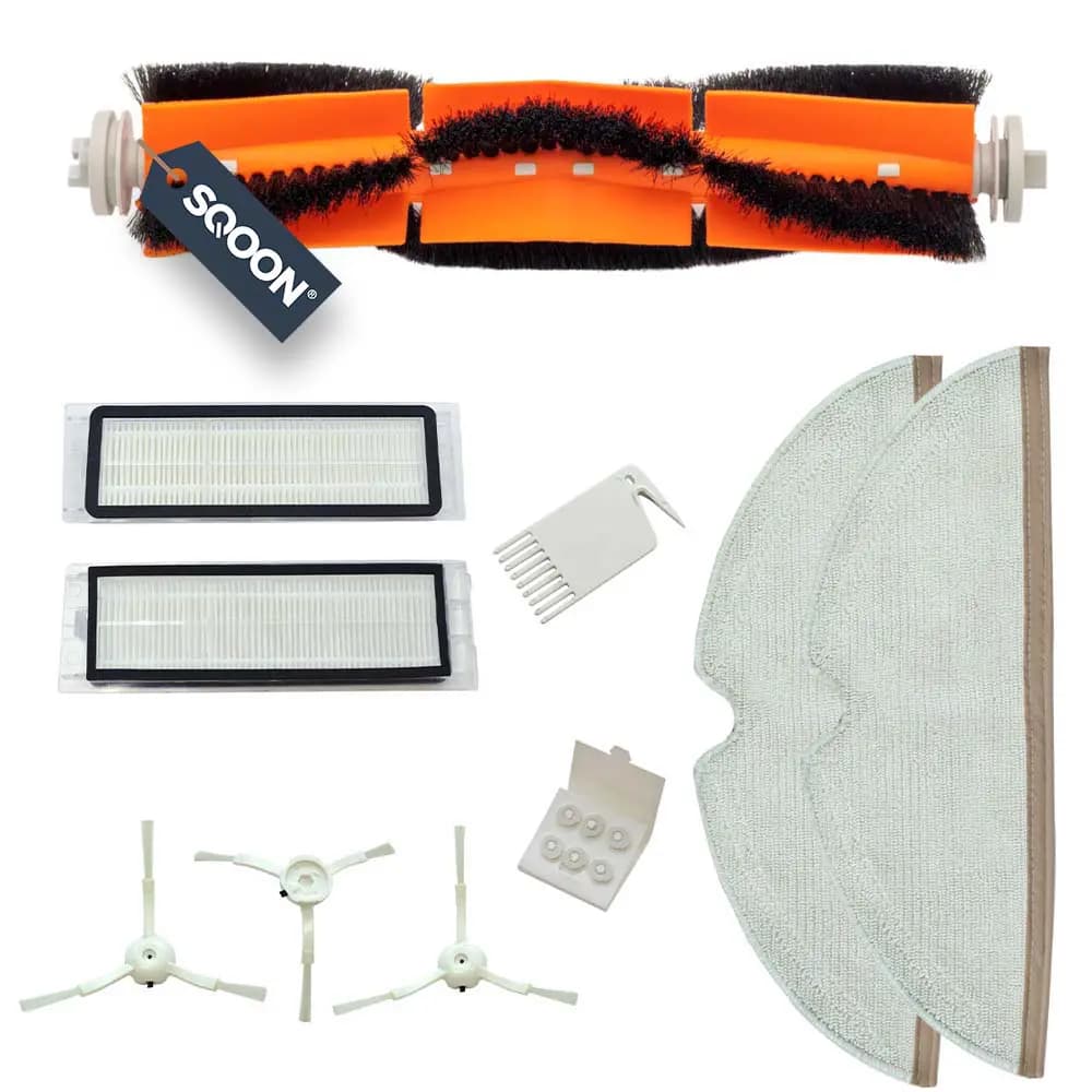 SQOON Ersatzteilset passend für Roborock E2 / E3 Serie