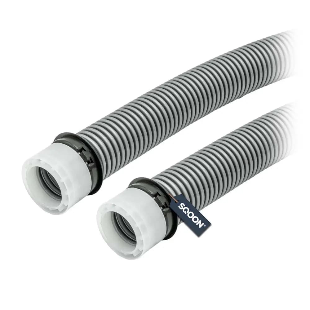 SQOON Repair hose incl. cap, ring 180 cm silver