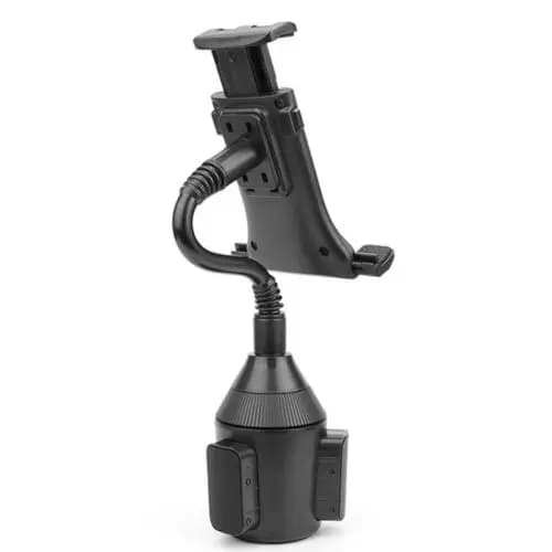 Telephone holder in cup holder clamp