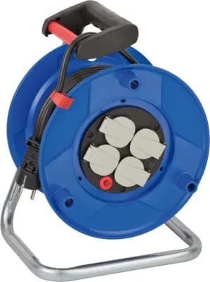 25-meter 4-strand cable reel, 3 x 1.5 mm² FR